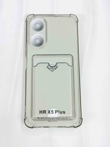Чехол CASETiFY для Honor X5 Plus темно-прозрачный