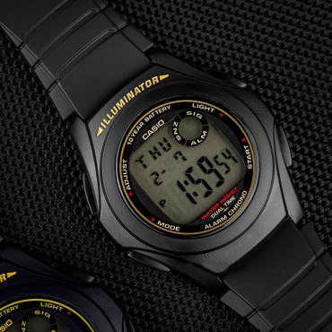 Кварцевые CASIO F-200W-9ADF пластик