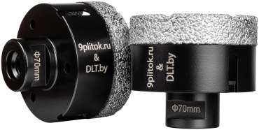 DLT & 9plitok 0491 алмазная D 70 мм, 1 шт