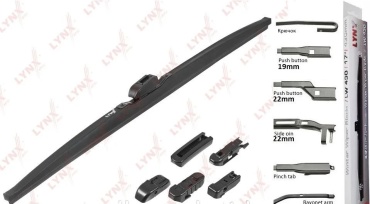 Щетка каркасная LYNXauto LW450 450 мм, 1 шт