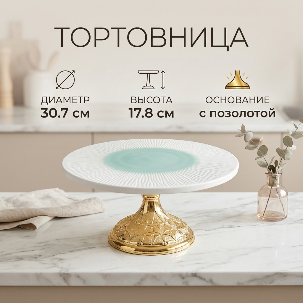 Luxury Star тортница LV0040007 круглая 1 шт