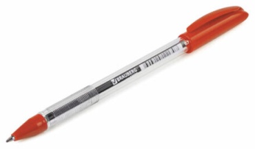 Ручка шариковая Brauberg Rite-oil 1 шт, 0.35 мм, цвет чернил красный