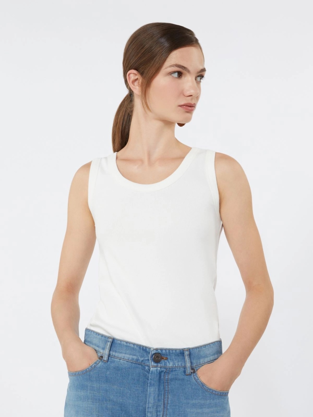 Топ Max Mara белый