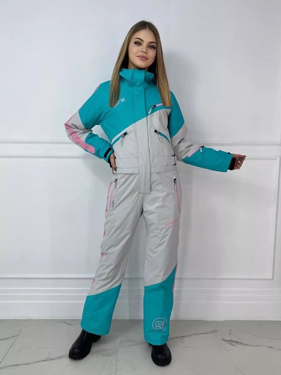 Комбинезон с шортами RUNNING SPORT бирюзовый