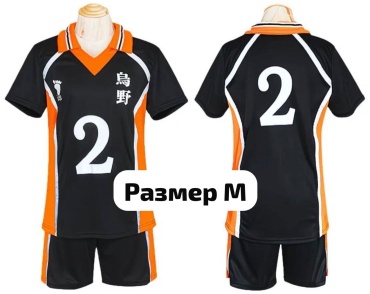 Anior_kz Косплей Волейбол Haikyu размер M футболка 2 шт