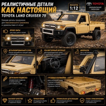 Машинка Toyota Land Cruiser pickup Toyota на радиоуправлении 18338255_643536