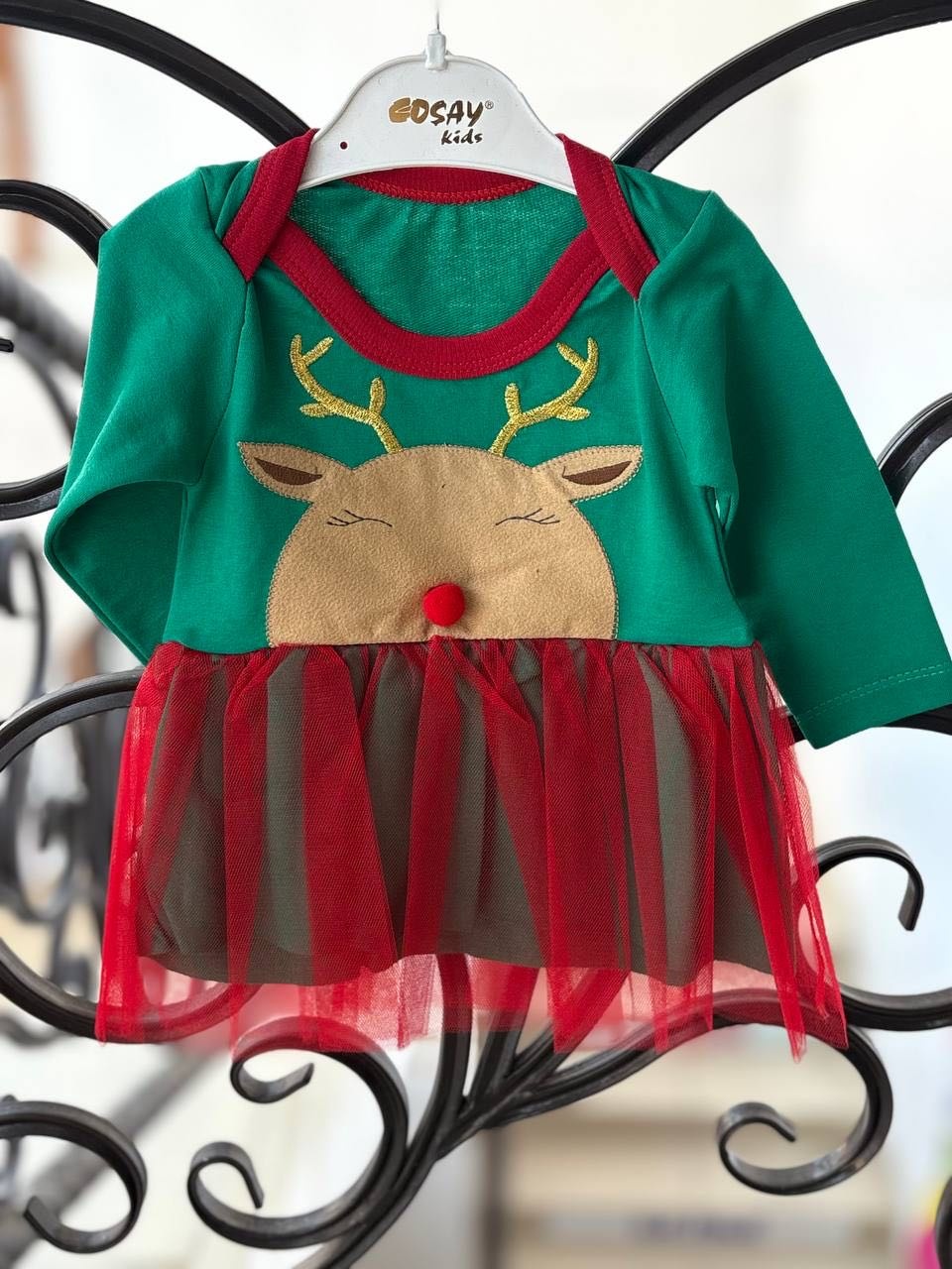 Повседневное платье Cosay Bebe красный, зеленый