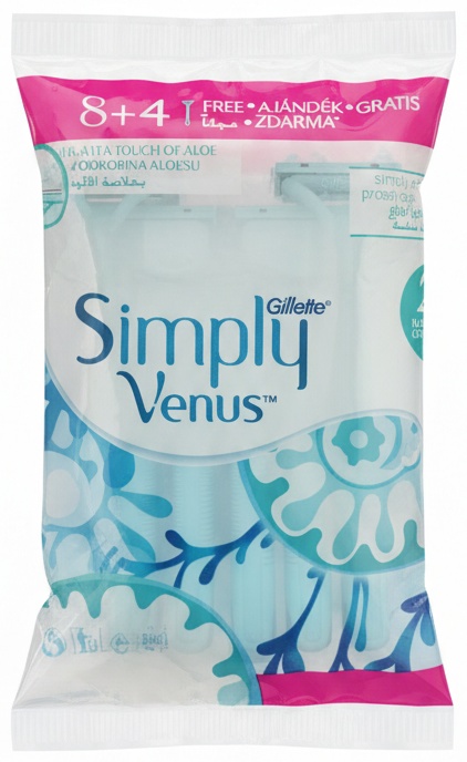 Venus Simply Venus Aloe бритвенный станок 12 шт