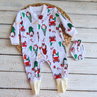 Слип Baby белый, мультиколор