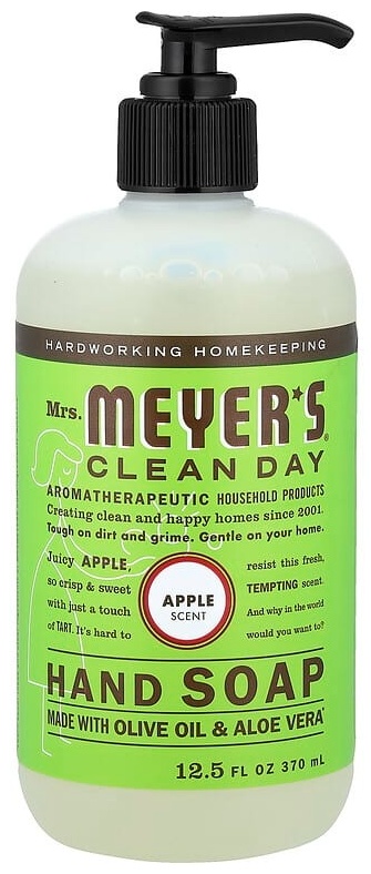 Жидкое мыло туалетное Mrs. Meyers Clean Day Мыло для рук, яблоко, 370 мл 370 мл