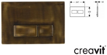 Creavit кнопка смыва GP3007.00