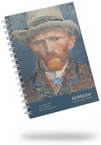 Скетчбук GIPTA Vincent VAN GOGH, A6, 80 л, мультиколор