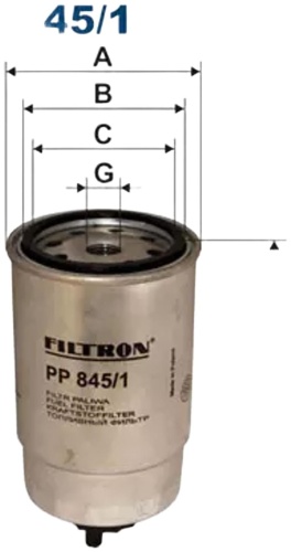FILTRON топливный фильтр PP8451