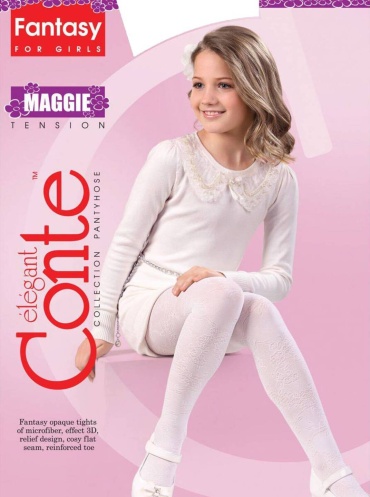 Колготки матовые Conte Elegant белый