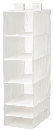IKEA органайзер для одежды белый, 1 шт