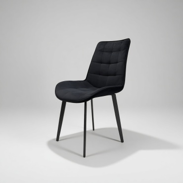 Стул Ideal TSEYU Rumda , 85x51x45 см, черный 2 шт.