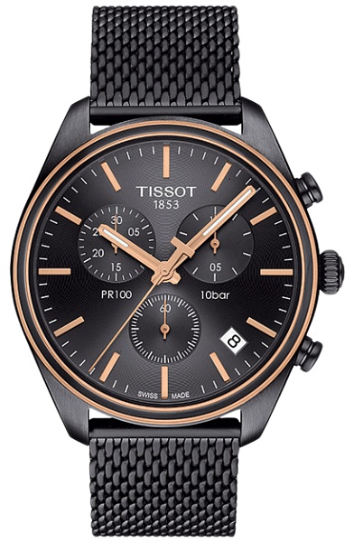 Кварцевые Tissot T101.417.23.061.00 нержавеющая сталь