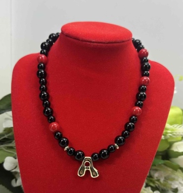 Чокер Choker_kz длина 40 см латунь искусственный жемчуг