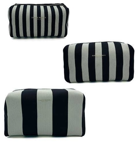 Campo Marzio косметичка текстиль белый, черный 16X26 см