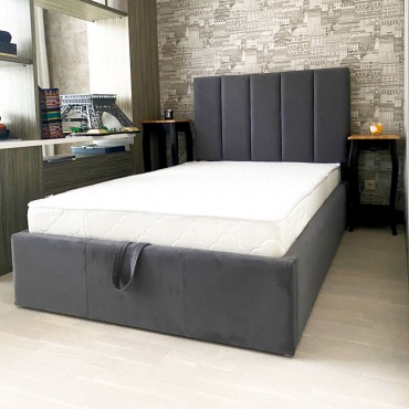 Кровать MOUNTAIN WOOD Luina односпальная, 100х200 см (без матраса, без подъёмного механизма) мультиколор