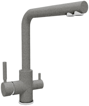 Смеситель для кухни Dr.Gans АКЦЕНТ DG, латунь, цвет темно-серый