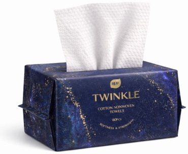 Одноразовые хлопковые полотенца AIVIA twinkle 60 шт
