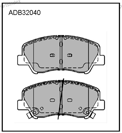 ALLIED NIPPON Колодки Тормозные Дисковые ADB32040