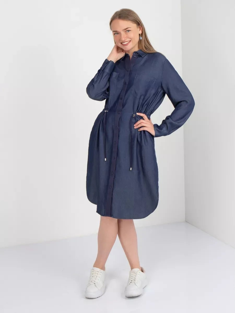 Платье-рубашка TAIFUN by GERRY WEBER синий