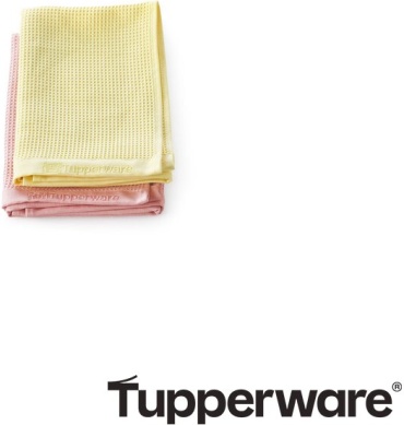 Тряпка для зеркал и стекол, для мебели Tupperware РП2076 2 шт, микрофибра