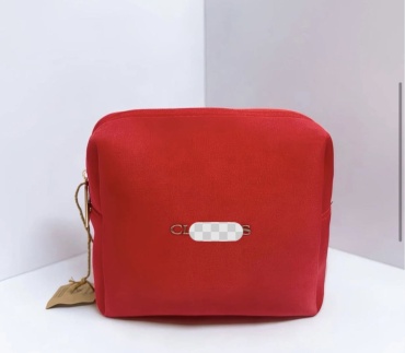 YSJ косметичка текстиль красный 13X12 см