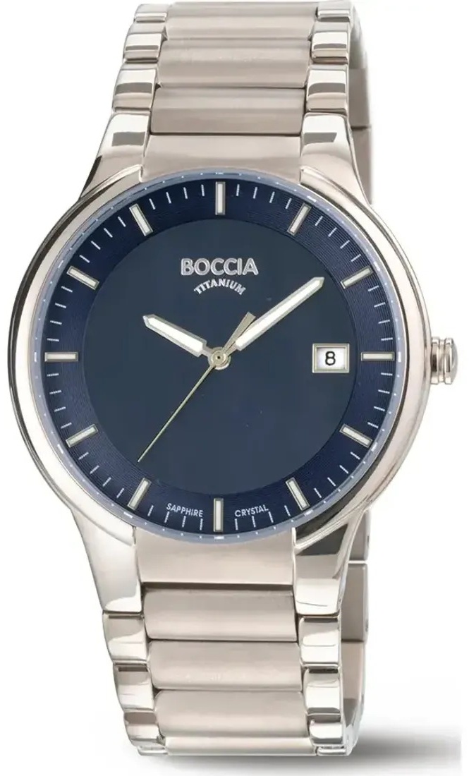 Кварцевые Boccia Titanium 3629-03C титан
