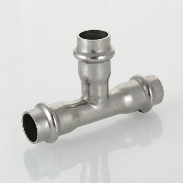 VALTEC тройник, соединение пресс 35 , нержавеющая сталь