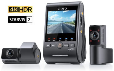 Видеорегистратор Viofo A329S 3CH черный