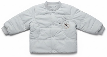 Бомбер Kids Moda серебристый