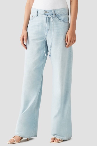Джинсы широкие и расклешенные Levis голубой