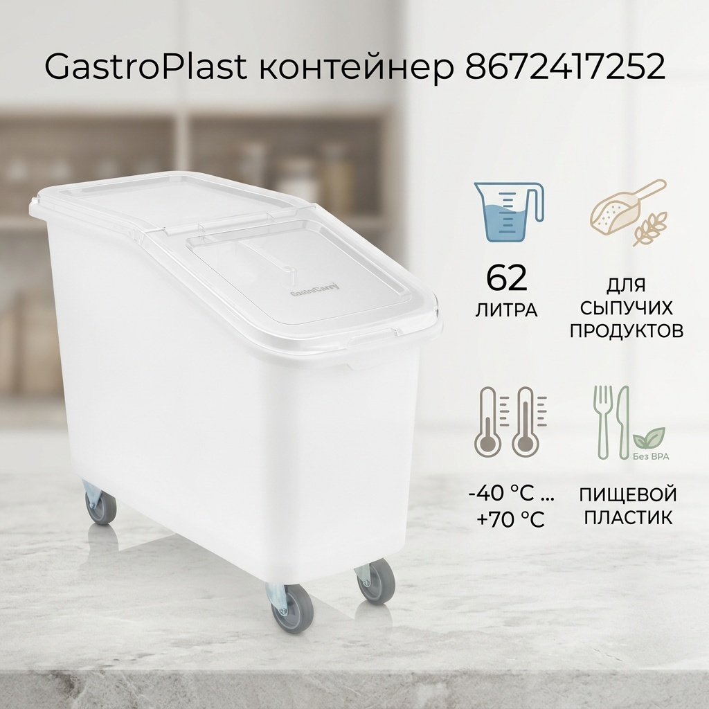 GastroPlast контейнер 8672417252, ПВХ, ABS-пластик, полиэтилен