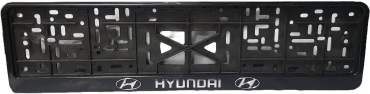 Рамка для номера Standard STD-HYUNDAI-SLR черный
