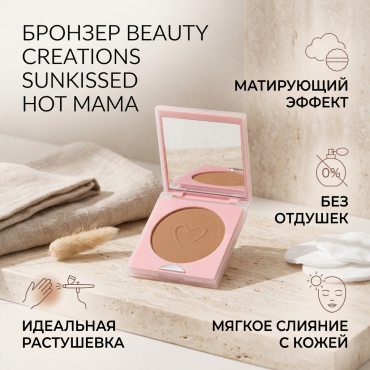 Beauty Creations Sunkissed Bronzer бронзер Hot Mama