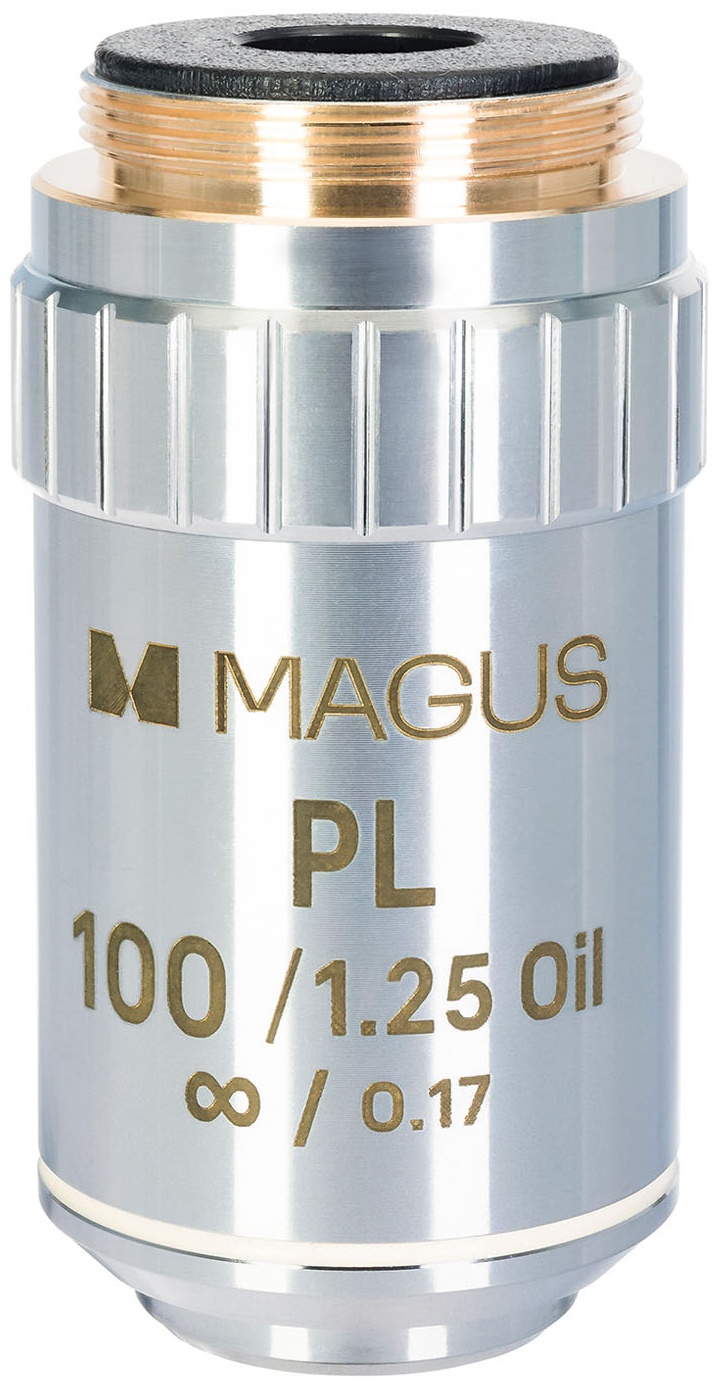 Объектив MAGUS SF100 OIL 100х/1,25 ми Plan Pol ∞/0,17