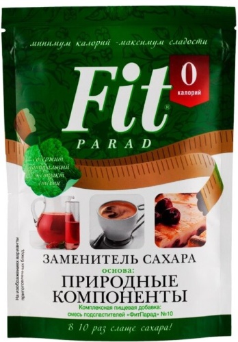 Fit Parad сахарозаменитель смесь подсластителей №10 100 г