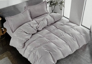 Комплект Laura Grand Comfort 1.5-спальный страйп-сатин, 1 наволочка: 50x70 см