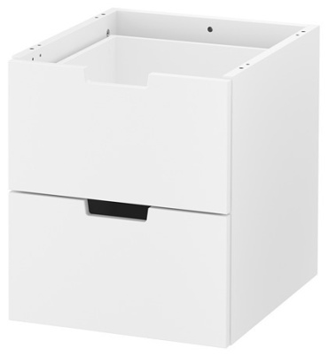 Комод IKEA NORDLI, 40x47x45 см, белый