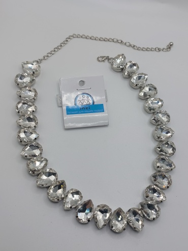 Колье Inci длина 25 см бижутерный сплав, кристаллы Swarovski