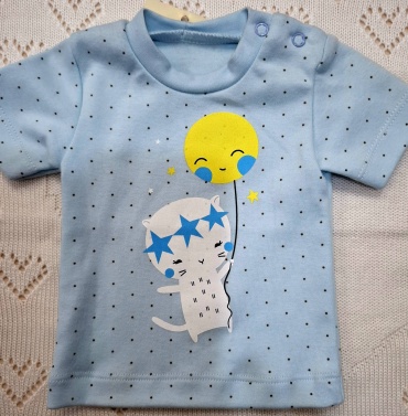 Футболка Si baby голубой