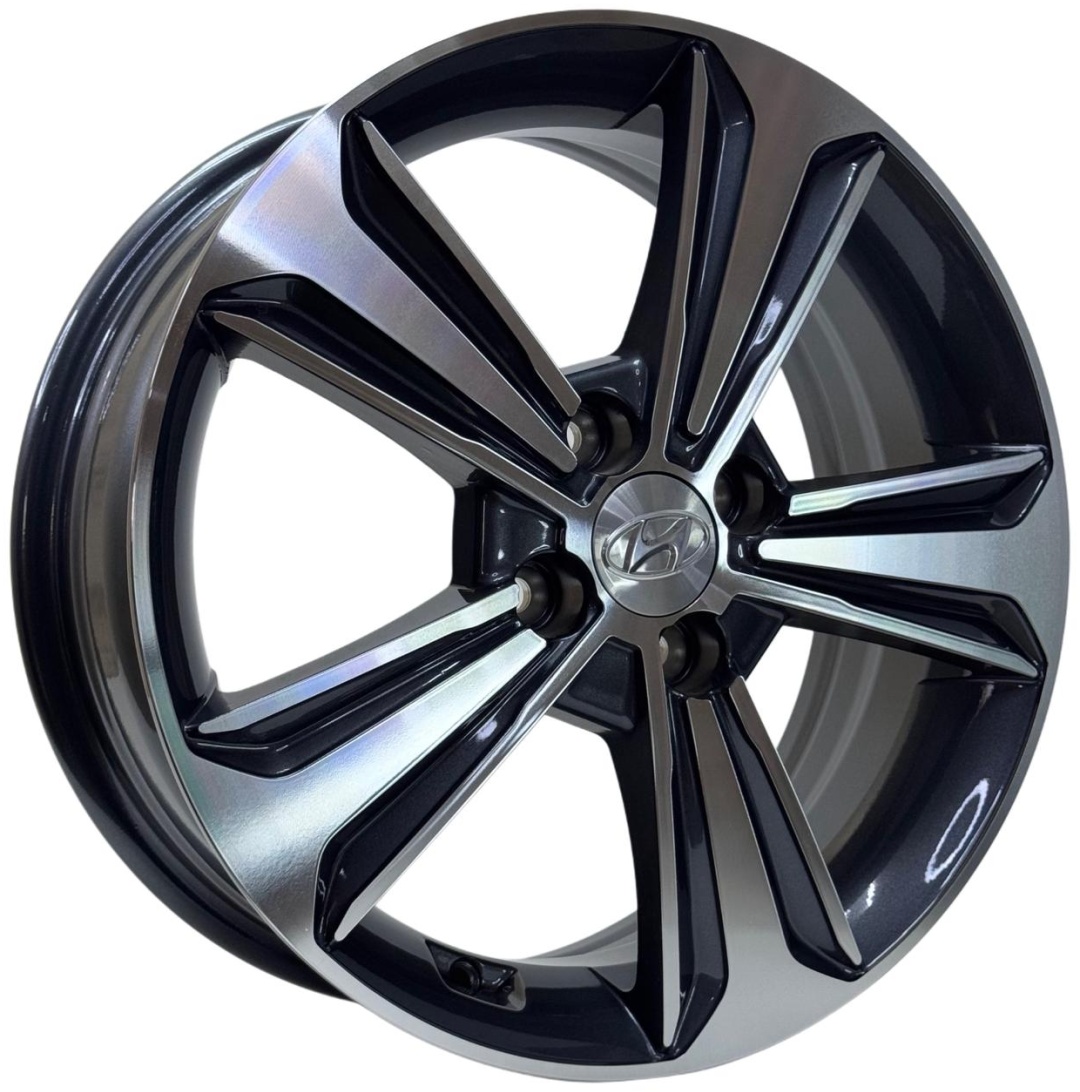 Wheels 66001DD 6x16/4x100 D54.1 ET52 4 диска антрацит, хром