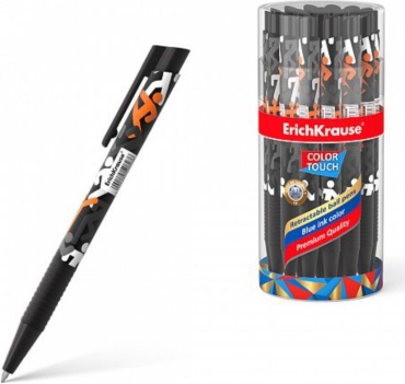 Ручка шариковая Erich Krause Color Touch Walkers 1 шт, 0.7 мм, цвет чернил синий