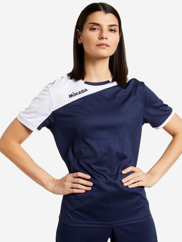 Спортивный костюм Mikasa белый, темно-синий