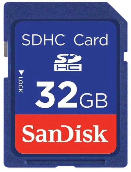 Карта памяти SanDisk Secure Digital HC SDSDB-032G-B35 32 Гб