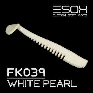 Мягкая приманка ESOX EXS-AWA86-FK039 6 шт 86 мм White Pearl