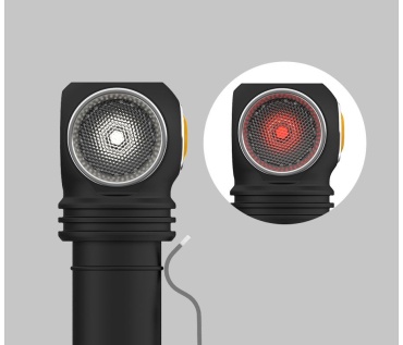 Armytek WIZARD C2 WR MAGNET USB (белый+красный, теплый свет) налобный черный